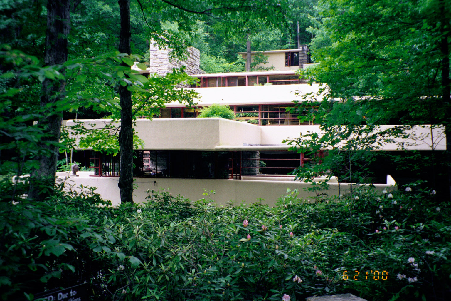 [Fallingwater elevation, from south-southeast]