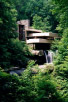 [Picture of Fallingwater from path near southwest lookout, 3]