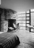 [Picture of Fallingwater dressing room, black & white]