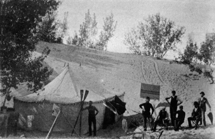 Chanute Camp at the Indiana Dunes